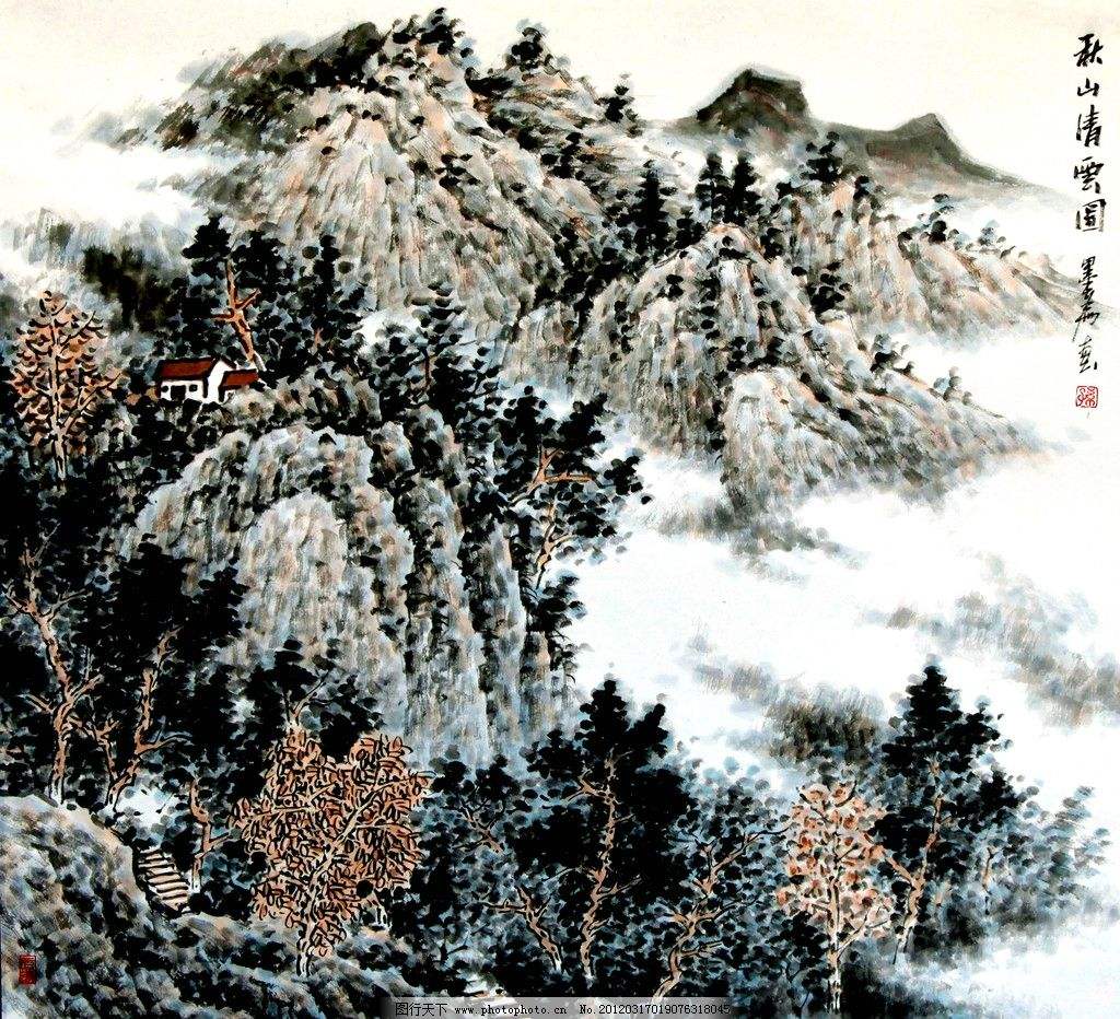 中国山水画简称“山水画”。以山川自然景观为主要描写对象的中国...